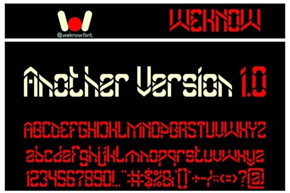 Another Version: The Modern Typeface for Bold Brands
