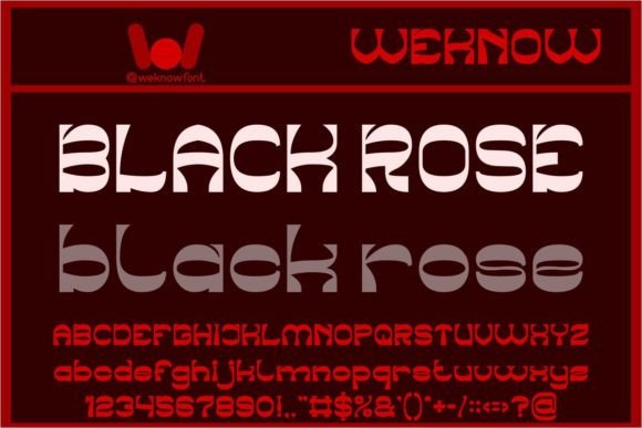 Black Rose: The Display Font That Blooms With Elegance and Edge