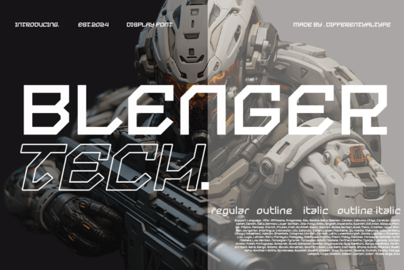 Blenger Tech: A Typeface That Looks Forward