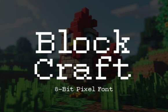 Block Craft: The Pixel Font for Modern Creatives