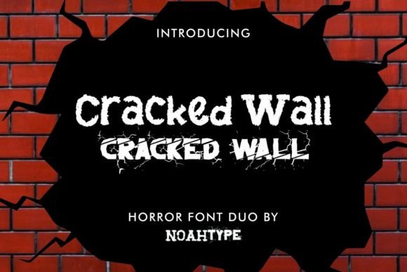 Cracked Wall: Where Rugged Texture Meets Surprising Readability