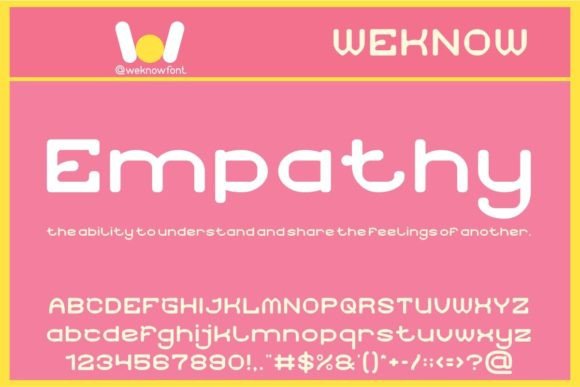 Empathy Font: The Versatile Display Typeface for Modern Designers