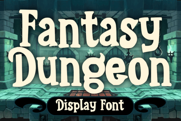 Fantasy Dungeon: An Antiqued Medieval Font for Modern Creators