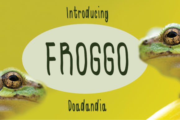 Froggo: The Playful Font That Brings Magic to Your Designs