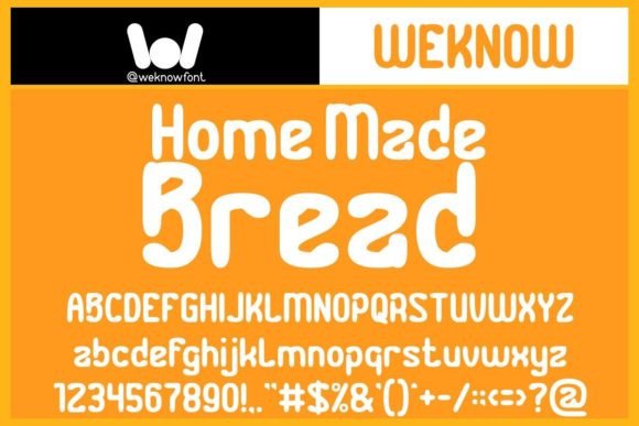 Home Made Bread: A Font with Authentic Charm for Modern Brands
