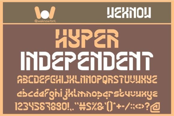 Hyper Independent: A Typeface for Bold, Uncompromising Vision