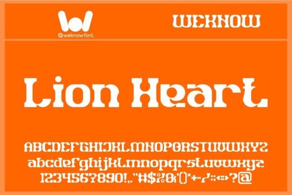 Lion Heart: A Slab Serif with Unshakable Character