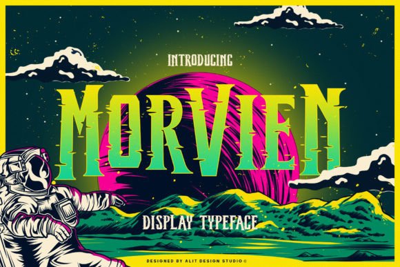 Morvien Typeface: Unleash Bold, Edgy Typography