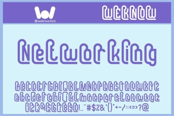 Networking Font: The Display Typeface That Commands Attention