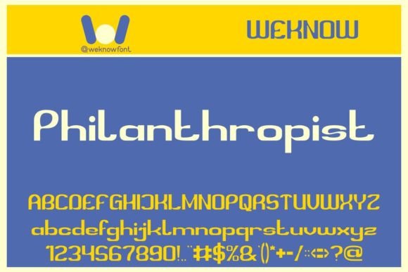 Philanthropist: Crafting Visual Stories with a Charitable Font