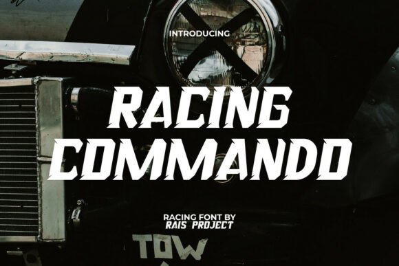 Racing Commando: The Typeface That Brings Speed and Authority to Your Designs