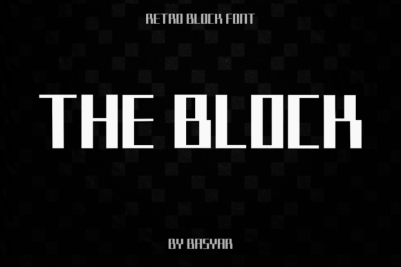 The Block: A Retro Display Font That Brings Vintage Energy to Modern Design