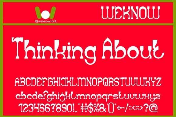 Thinking About: A Font That Brings Joy to Your Designs