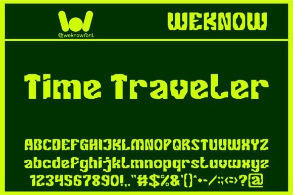 Time Traveler: A Typeface for Bold, Futuristic Branding