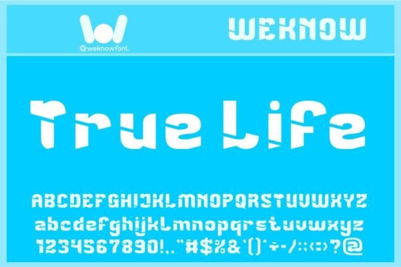 True Life: A Typeface for Bold, Future-Focused Design