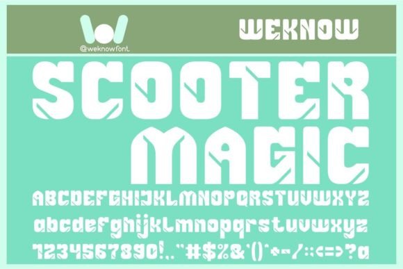 Unleash Your Creativity with the Scooter Magic Font