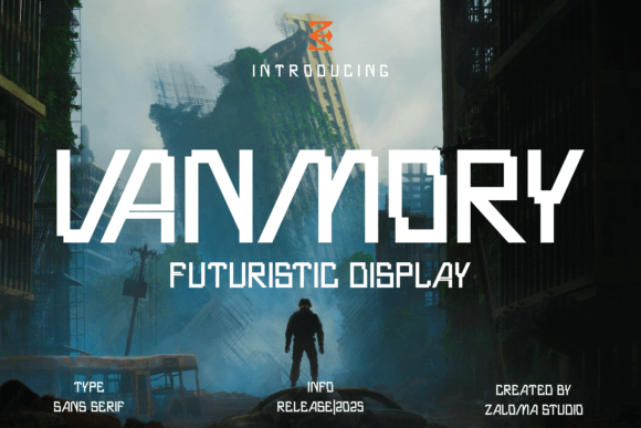 Vanmory: The Bold Typeface for Tomorrow's Digital Edge